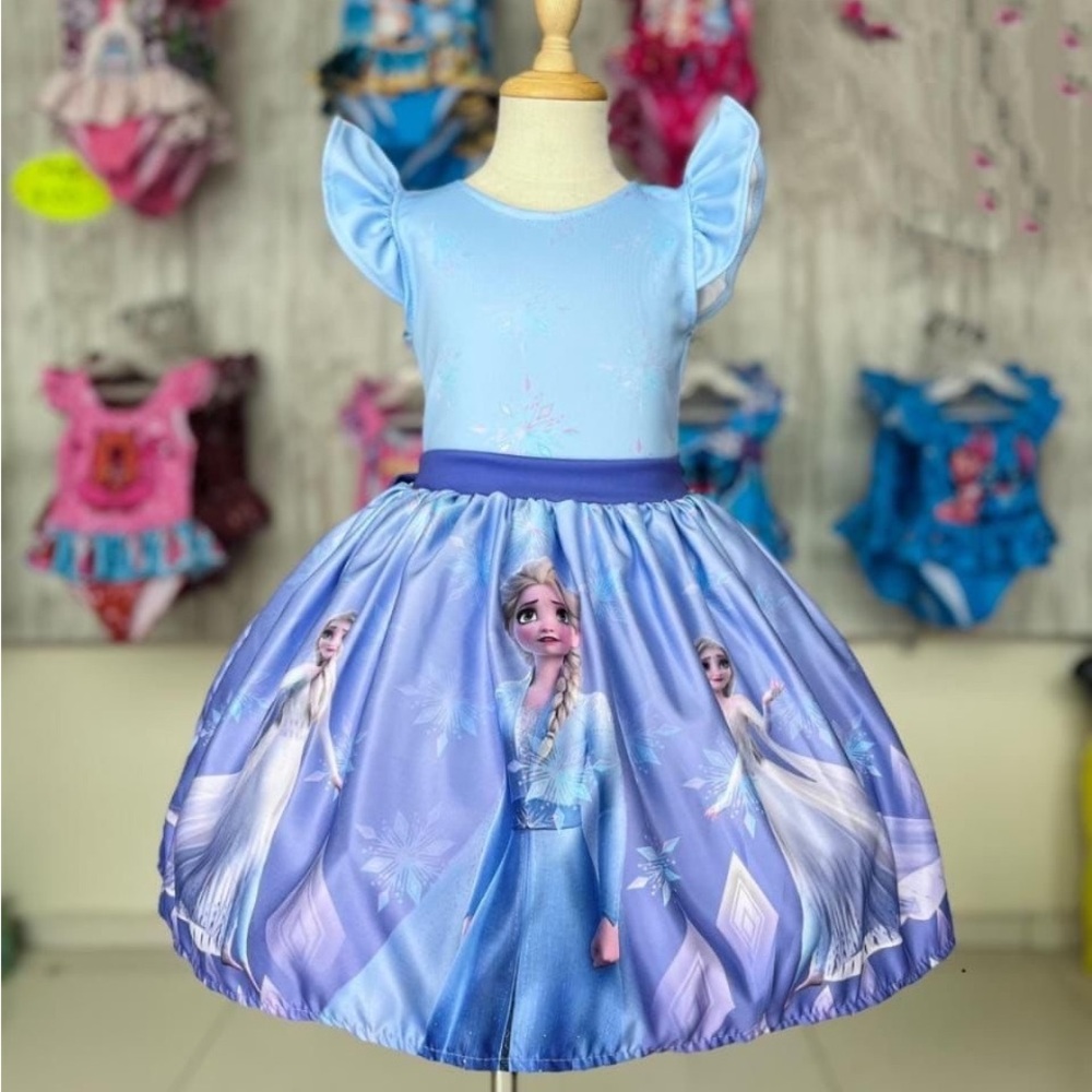 Disney Frozen Elsa Costume - Light Blue and Lavender